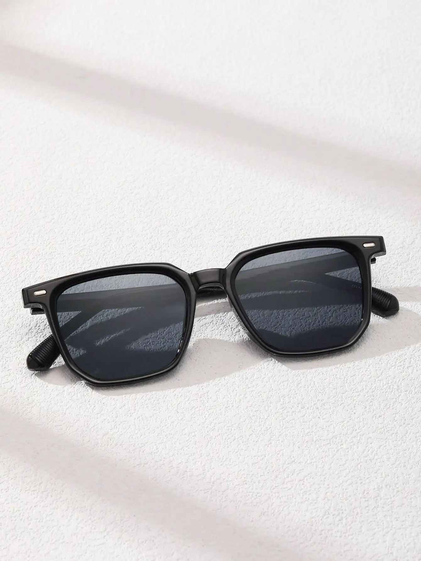 1/2/3PC Plastic Square Frame Classic Decorative Sunglasses Daily Travel Driving