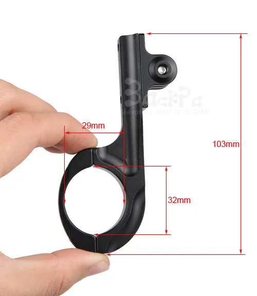 Untuk Aksesori dudukan Gopro aluminium untuk dudukan sepeda motor GoPro dudukan adaptor stang dudukan untuk kamera Gopro Hero 3 2