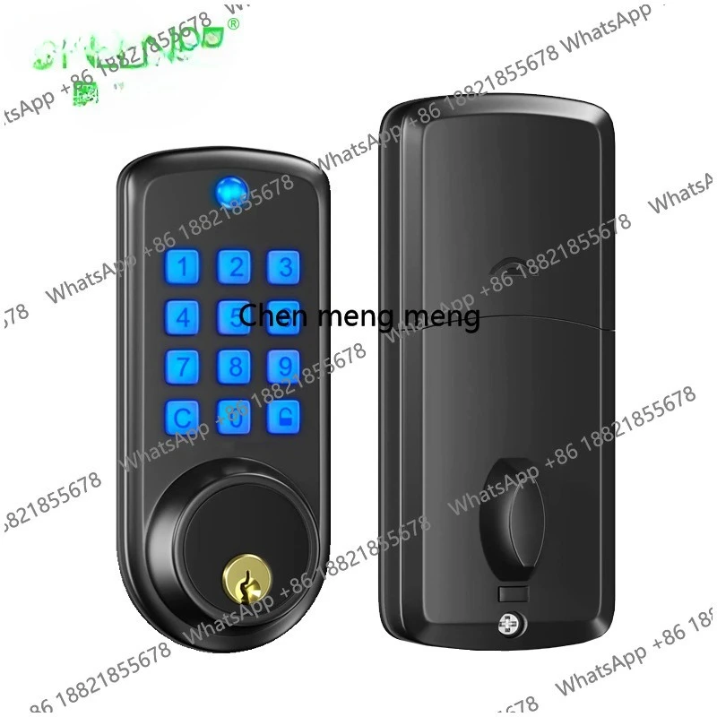 

Source button combination lock, specially for electronic, smart home left and right door apartment door lock