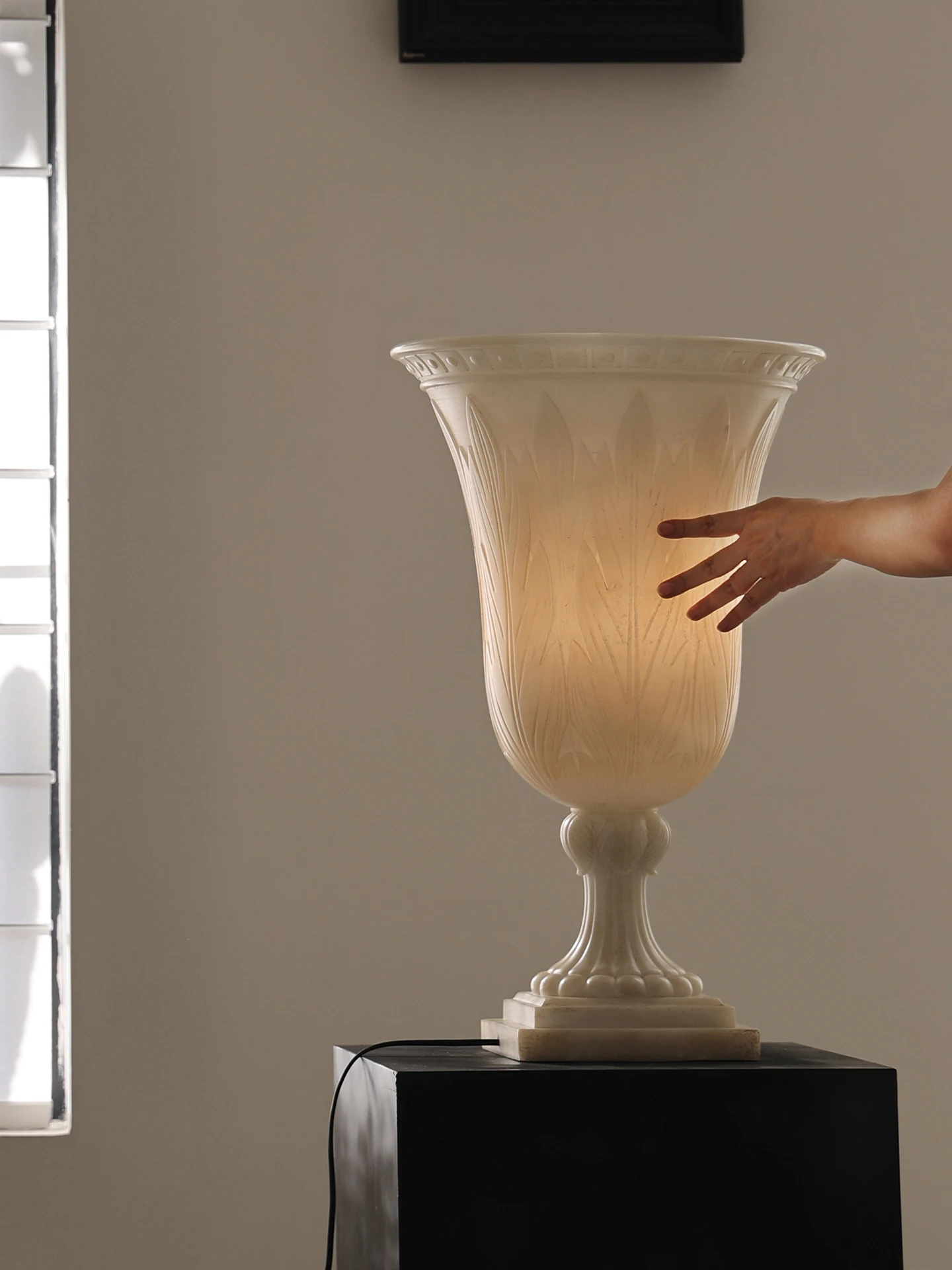 High-end B & B Superior atmosphere French living room wabi-sabi bedside lamp