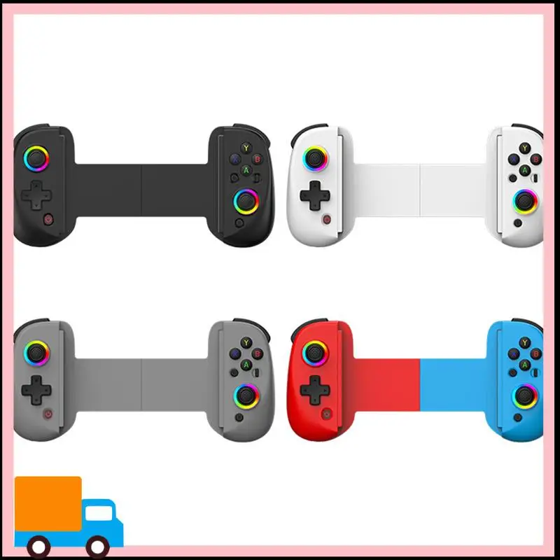 

Professional-D8 Mobile Stretch With Light Gamepad For Dual Hall Wireless Bluetooth PC Tablet Switch Body Vibration Grip