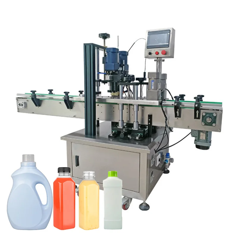 Automatic Rotary Capping Machine For Grape Juice Bottles High Efficiency & Energy Saving Stable Torque