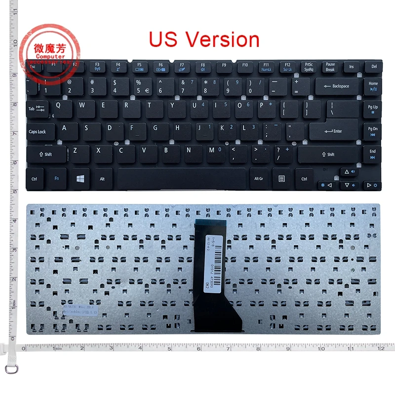 

US New Keyboard for ACER for GATEWAY NV47 MS2317 ACER 3830T 4755G E14 E5-411 for aspire V3-471PG V3-471G laptop US keyboard