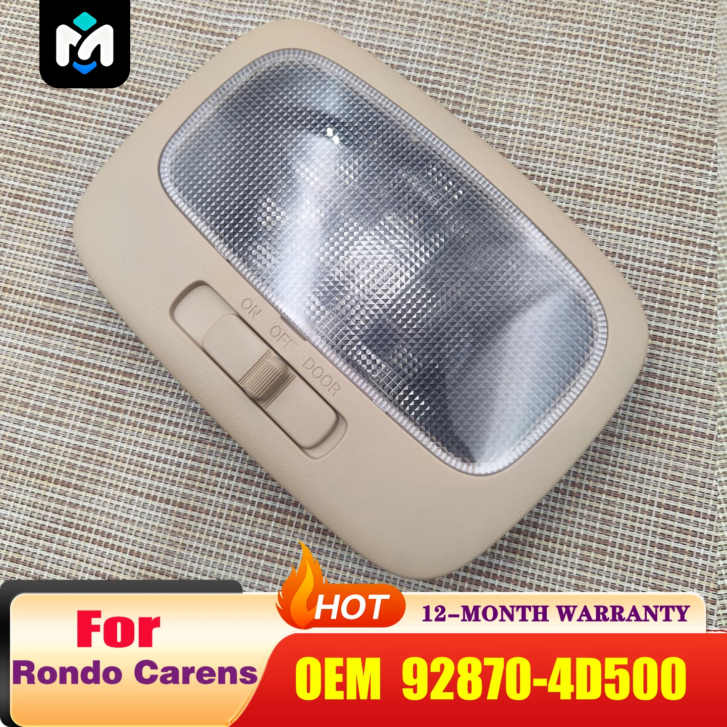 Interior Overhead Room Lamp Gray For KI-A RONDO CARENS 2008-2014 OEM 928704D500QW 92870-4D500QW 928704D500 92870-4D500