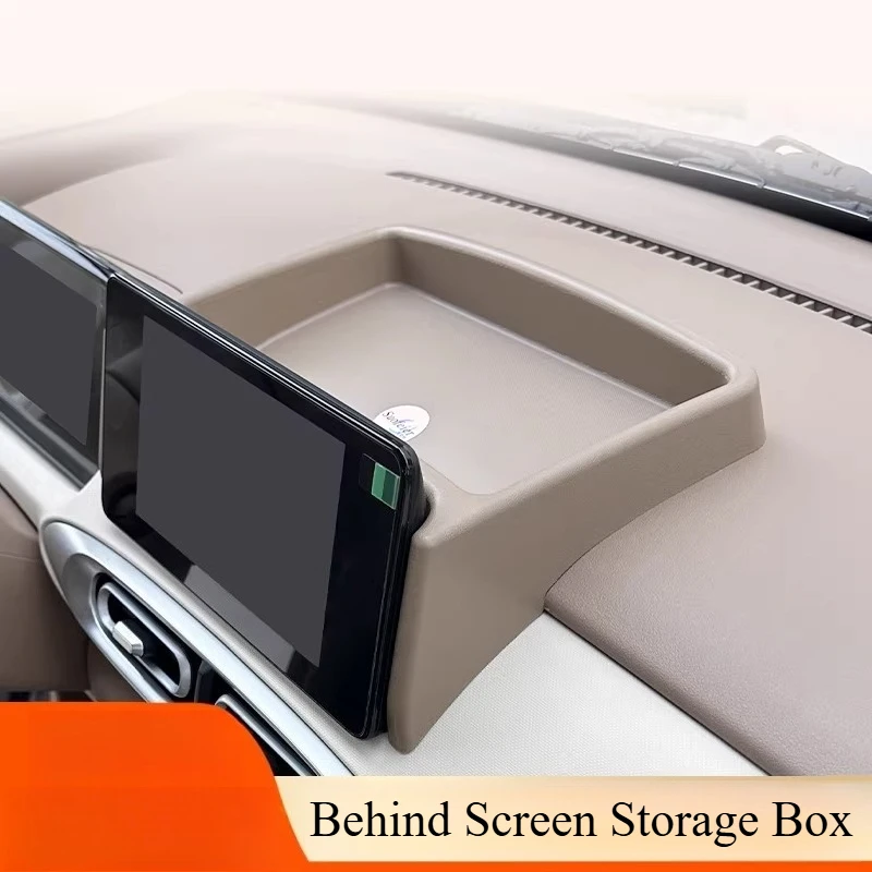 Rear Screen Storage Tray & Central Control Tissue Box for Wuling Hongguang MINI 4th Gen Macaron Interior Accessories