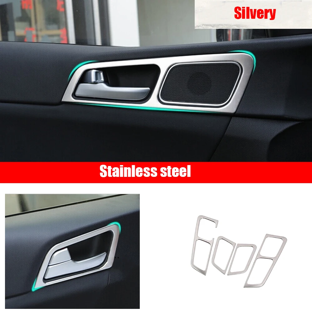 Accessories Car Air AC Glove Box Head Light Rest Pedal Cover Trim For KIA Sportage QL KX5 2016 2017 2018