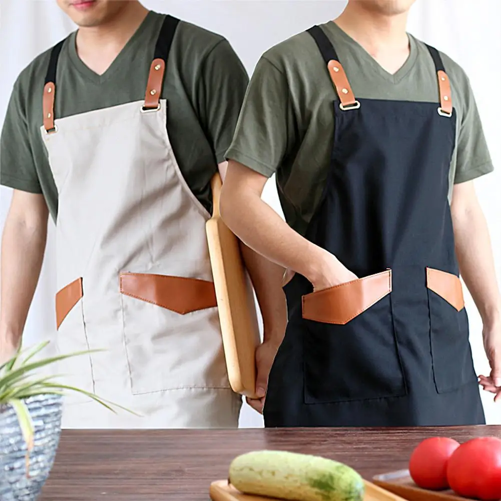 Art Aprons For Painting Pottery Ceramics Restaurant Barista Stylist Baking Suspenders Work Apron