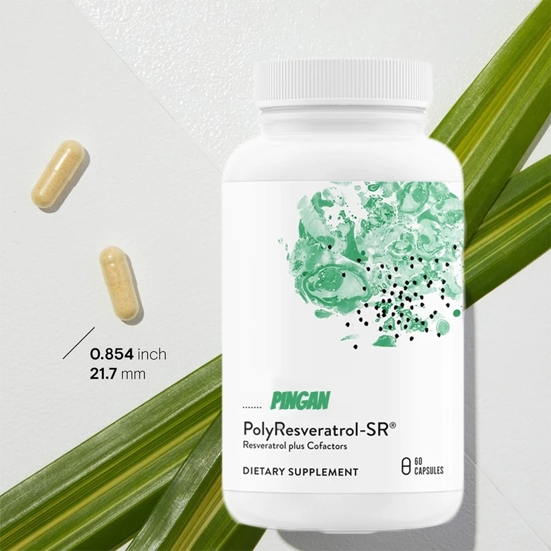 

Poly Resveratrol SR Trans Resveratrol Health Aging Supplement -60 Capsules