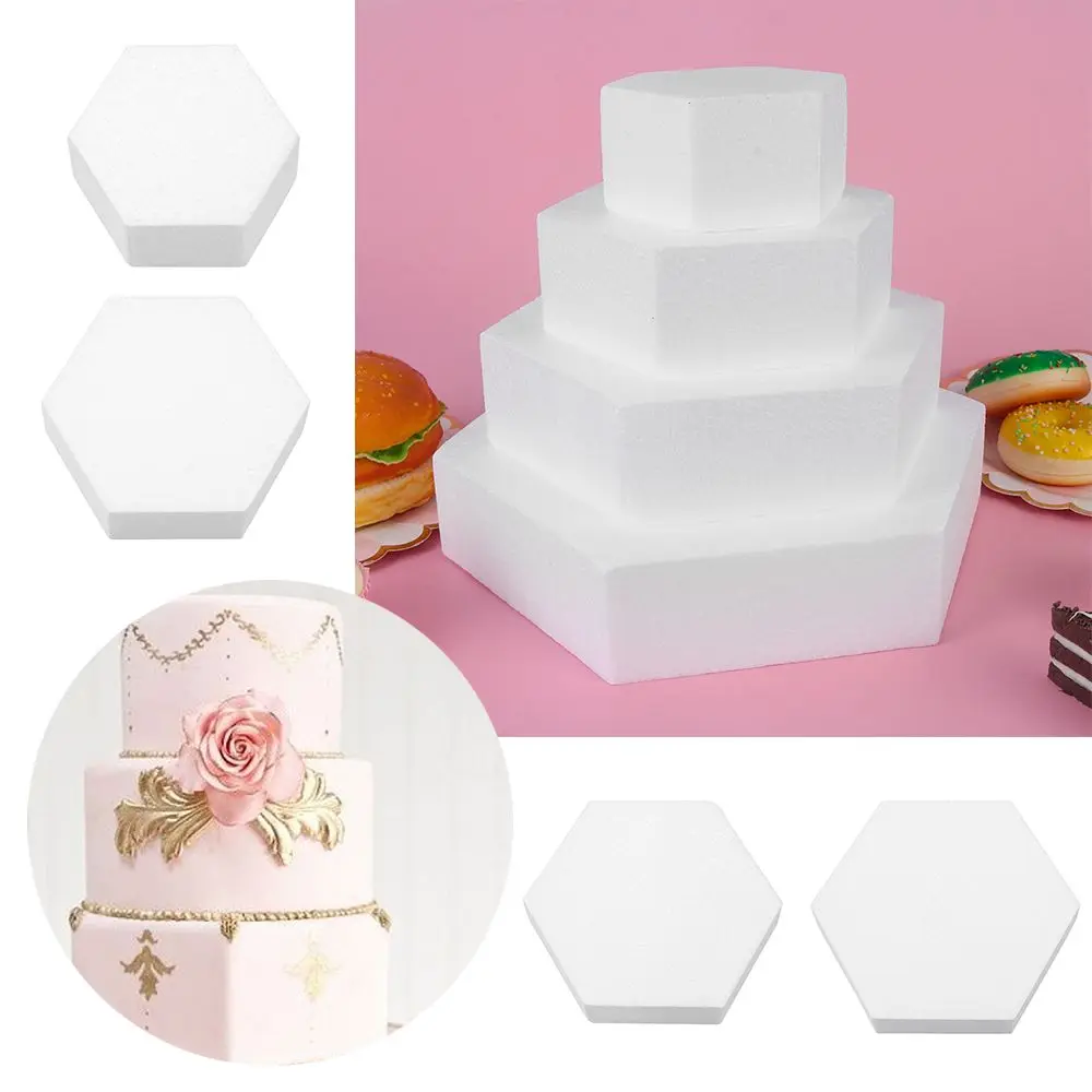 Party Decorations Styrofoam Sugarcraft Polystyrene Cake Dummy Practice Model Foam Cake Mould Baking Mold