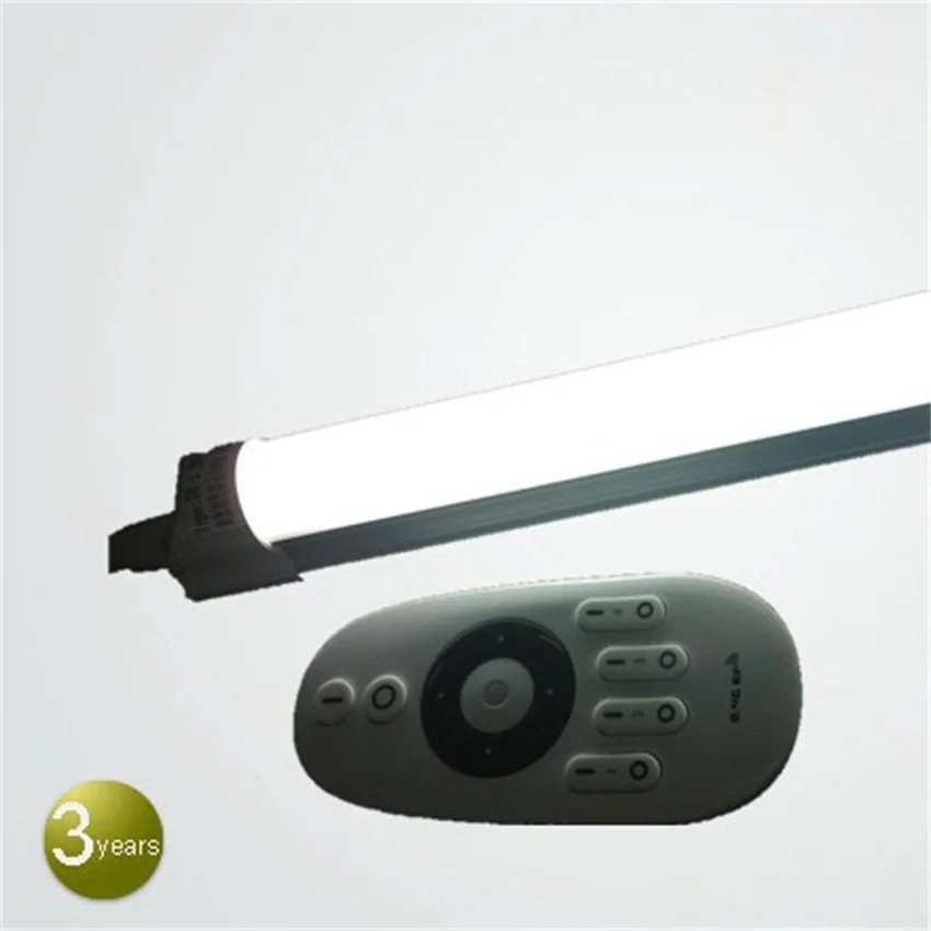 2.4G remote and mobile phone control 1200mm  18W Wireless Led smart lighting  T8 Tube with milky cover 3-5 years warranty