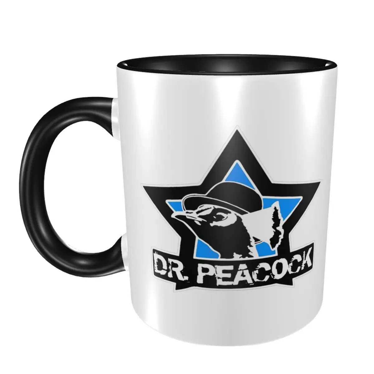 

Dr. Peacock Mug Funny Ceramic Coffee Cups Tea Mugs Milk Cup Drinkware Gift for Woman Man