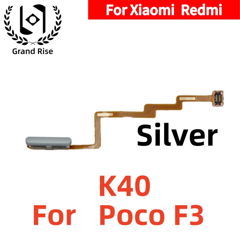 For Redmi K40 K40Gaming PocoF3 PocoF4 GT Power Home Button Menu Return Key Fingerprint Touch ID Recognition Sensor Flex Cable