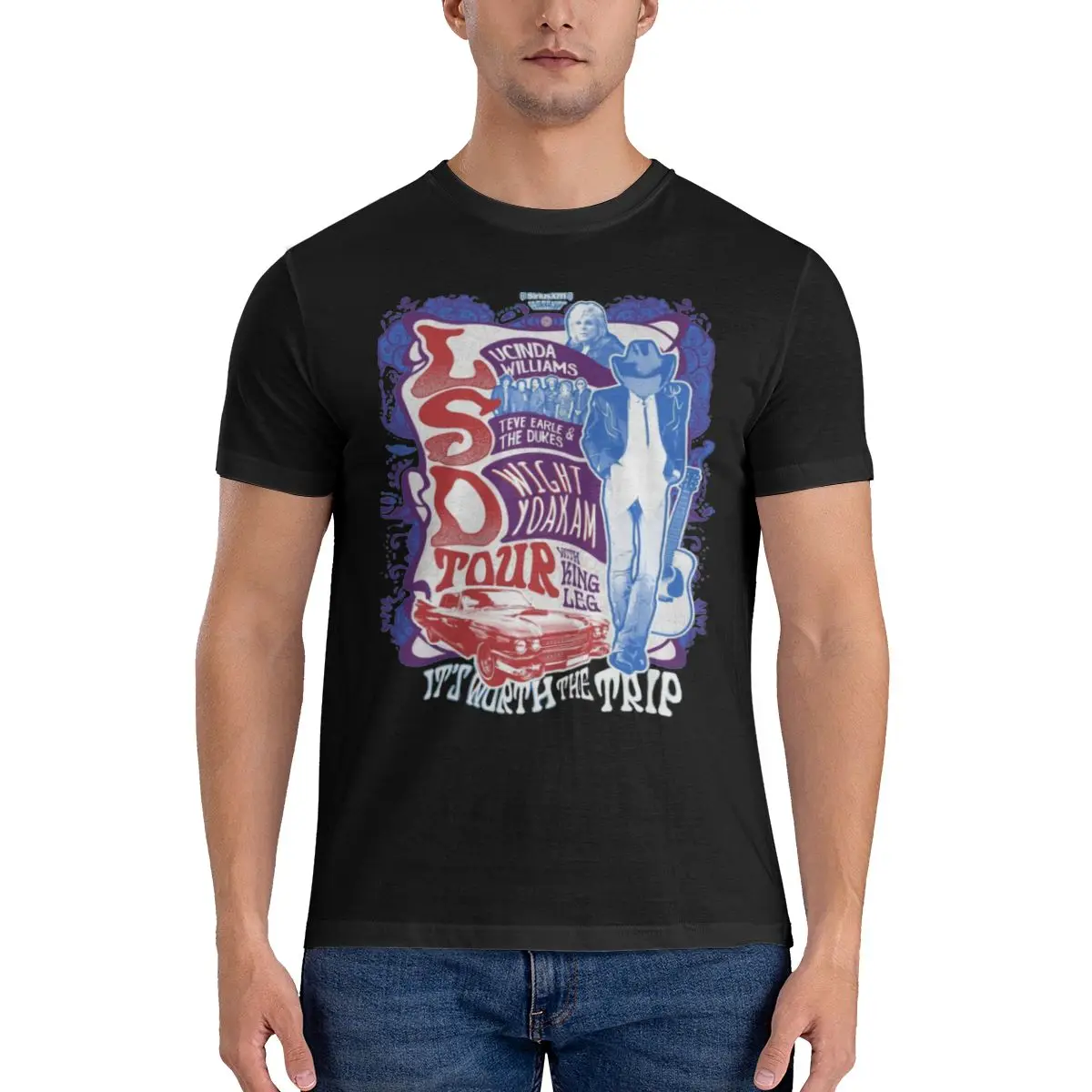 Steve Earle Men's Classic Unisex Cotton T-Shirt for Men & Women, Classic Tee