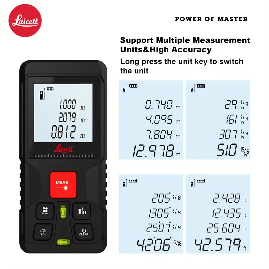 Medidor de distância a laser/medidor de longa distância e medidor de laser/100M -120M medidor de distância/telêmetro laser