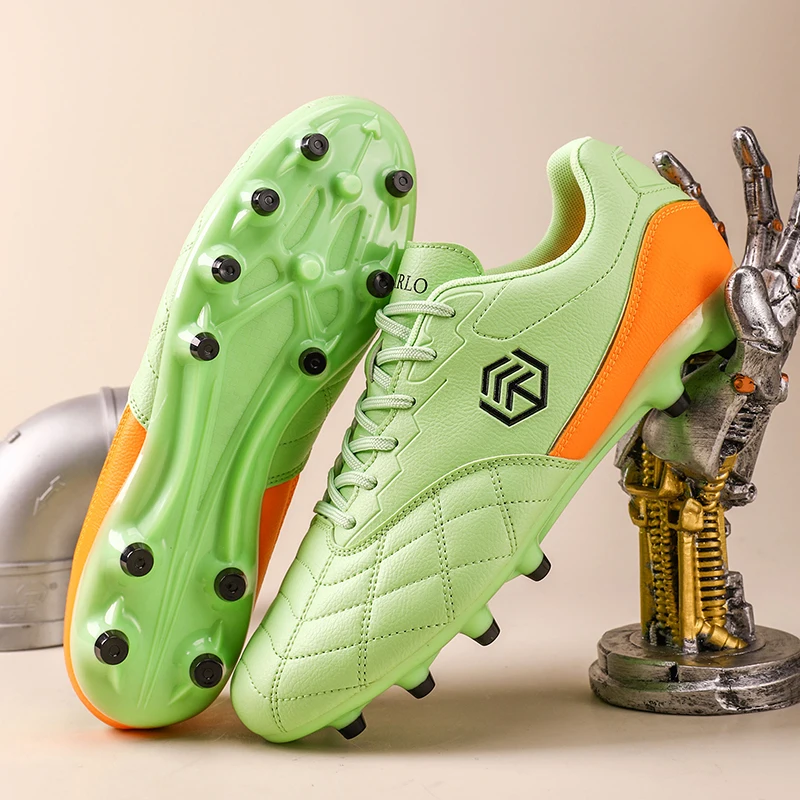 Neue Männer Fußball Stiefel Gras Atmungsaktive Spiel Outdoor Sport Fußball Schuhe Stollen Lange Spikes Komfortable Training Jungen Nicht Slip – Detail 21