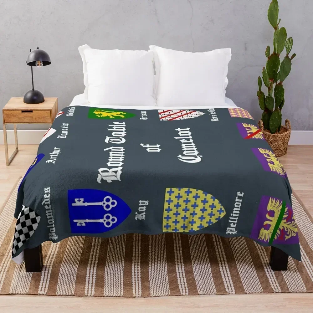 

Round Table of Camelot Throw Blanket Soft Warm Blanket Gift for Grandparents