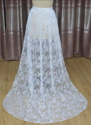 Wedding dress train, Detachable train for wedding dress, Lace train for bridal gown, Bridal overskirt lace, Detachable skirt