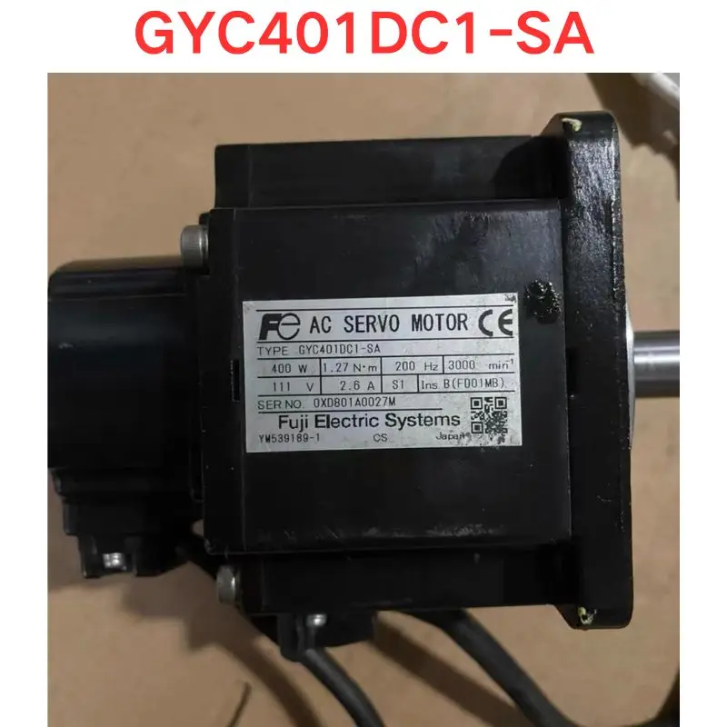 Used GYC401DC1-SA servo motor Function check OK