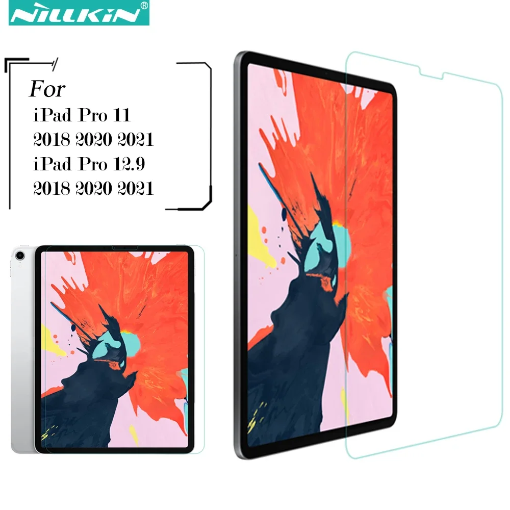 NILLKIN-Protecteur d'écran en verre pour iPad Pro 12.9, iPad Pro 11, 2018, 2020, 2021, 2022, anti-rayures, empreintes digitales, H + HD Guatemala