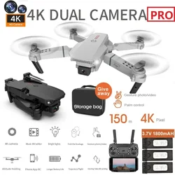 2024 RC E88 Pro EVO WIFI FPV Drone Wide Angle HD 4K Dual Camera Height Hold RC Drone Foldable Quadcopter Helicopter Toys Gift