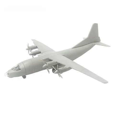 1/144 USSR An-12 Cub Military Transport Aircraft  Air 4D Model Plastic Assemble Airplane Toy with Display Rack