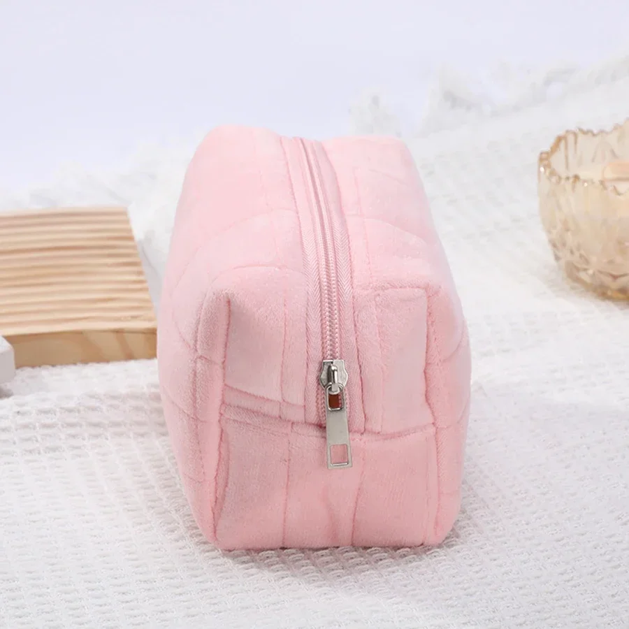 Простая студенческая настольная подушка-карандаш, цветная ценность, женский набор для макияжа большой емкости, портативная дорожная сумка для хранения