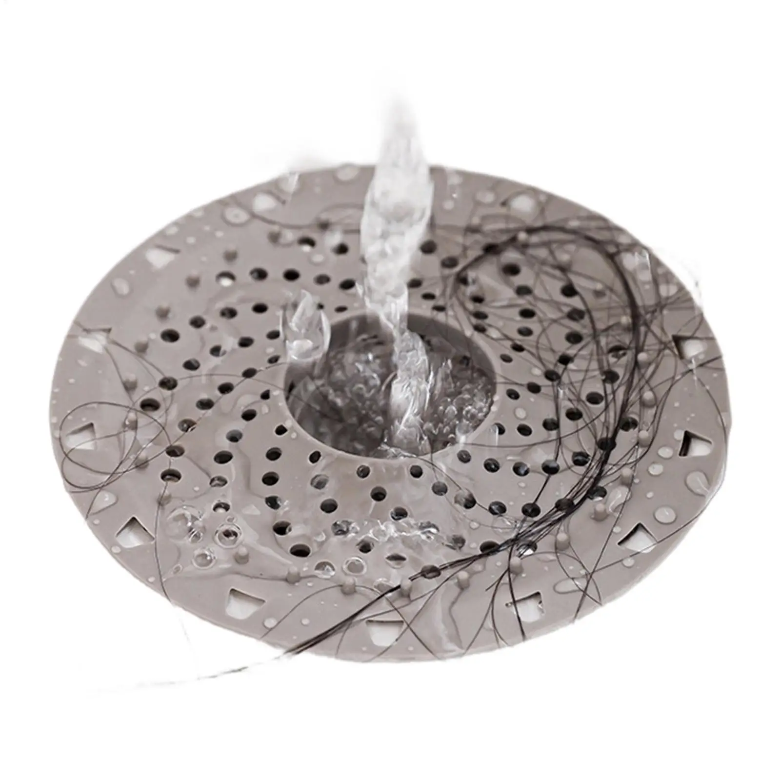 1 Stück Badezimmer-Haarfänger, Abflussstopper, Duschbodenabdeckung, Filter, Geruchsstopper, Verstopfungsschutz, Küchenspülen-Abflussstopfen, Abfluss-Sieb – Detail 3