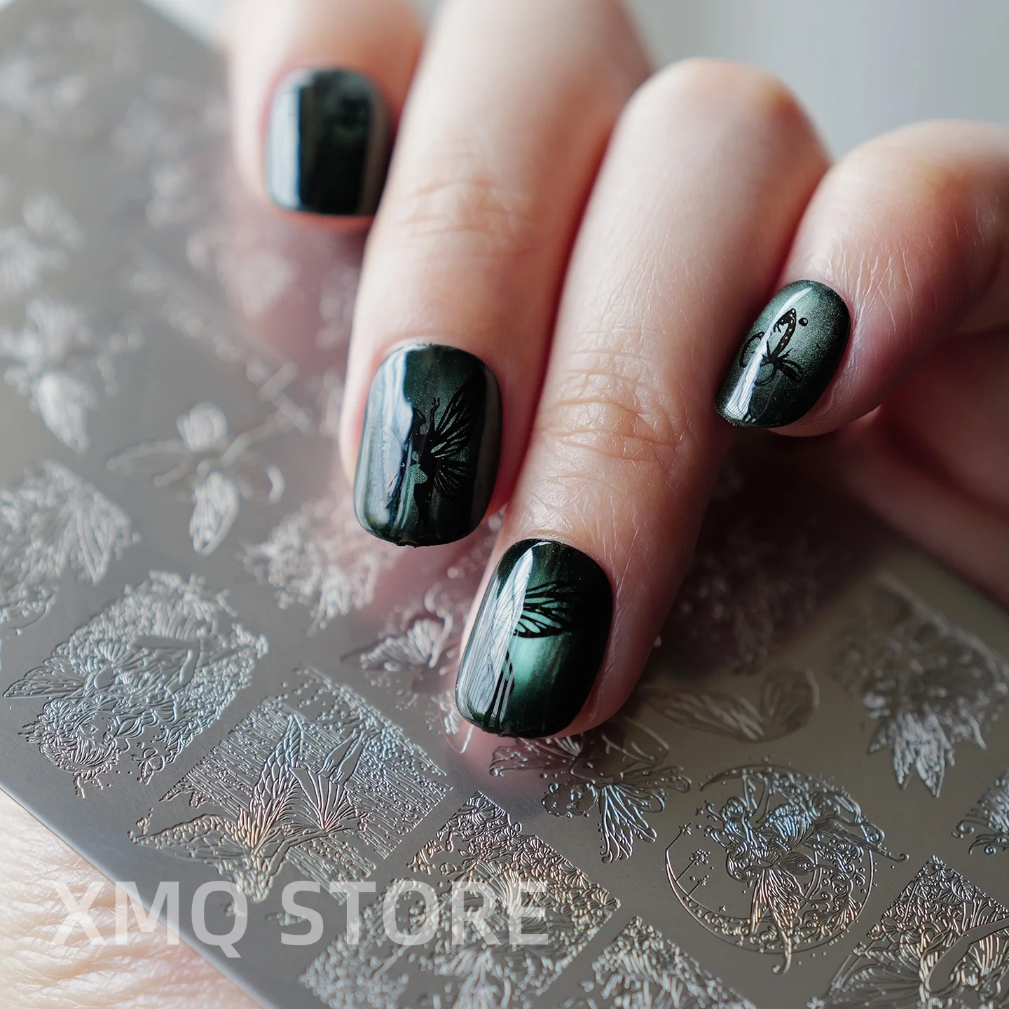 XMQ NAIL ART STAMPING PLATES SUNFLOWER TEMPLATES FAIRY IMAGEPLATES