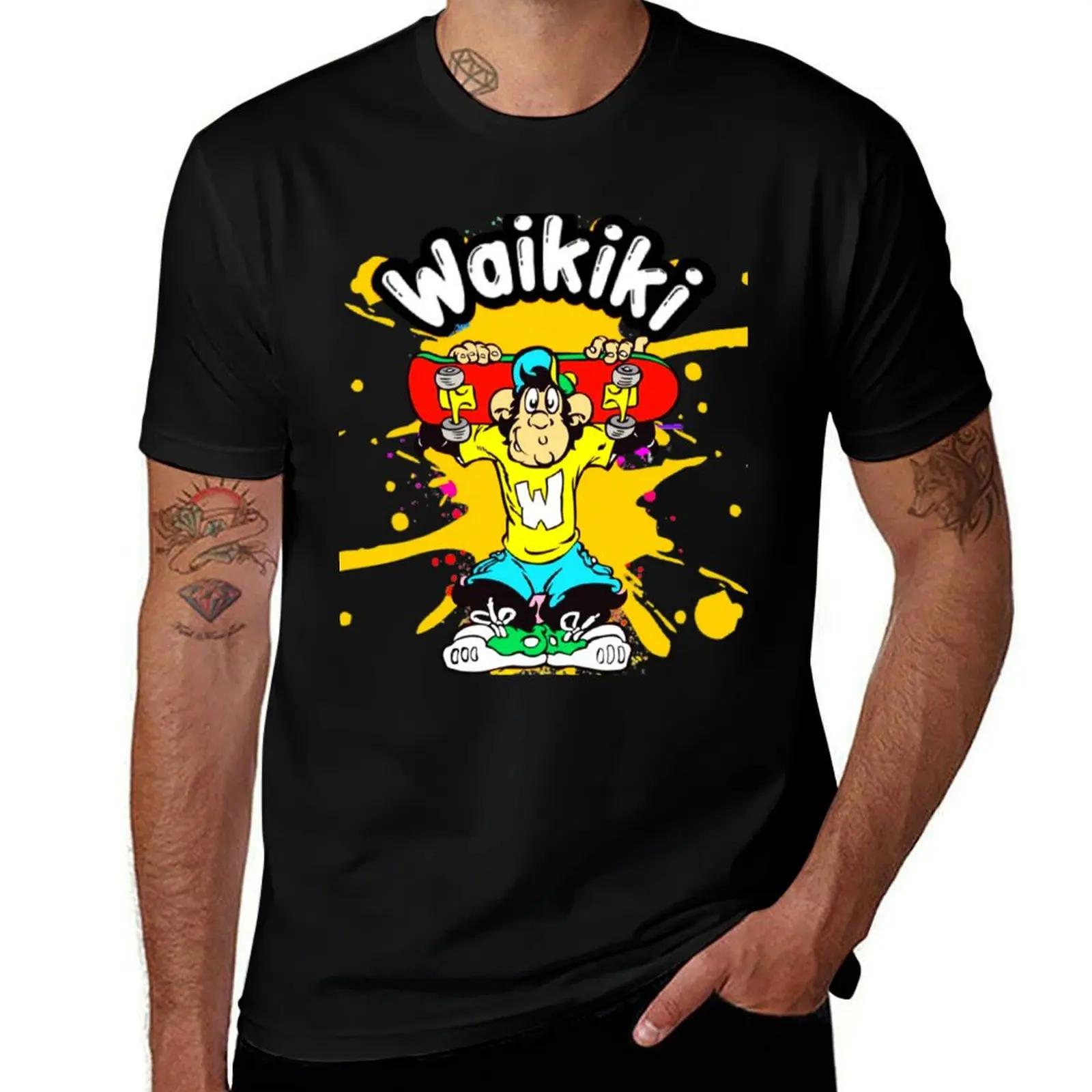 

Waikiki, friends T-Shirt anime t shirts for man cotton t shirts man 100%