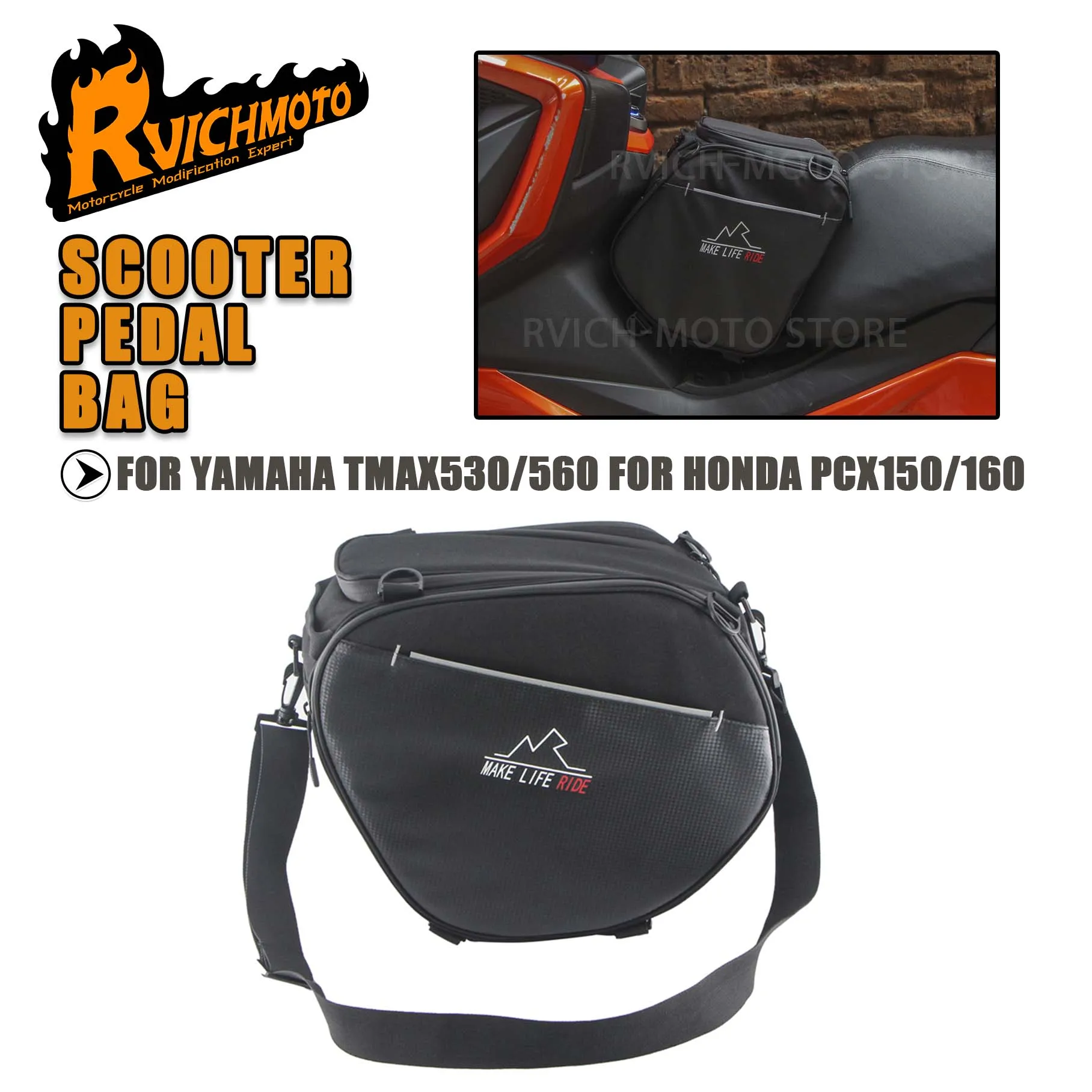 

560 TMAX 530 ADV 150 PCX 160 Сумка на туннельный бак для скутера для Yamaha X-Max N-MAX для Honda PCX XADV для BMW C400GT Travel Tour Pack