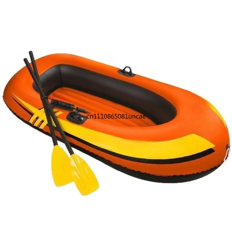 2 Person 3 Person Inflatable Fishing Raft Explorer Style Drift Boat 58331 58332 With Paddles Air Pump For Outdoor Water Sports