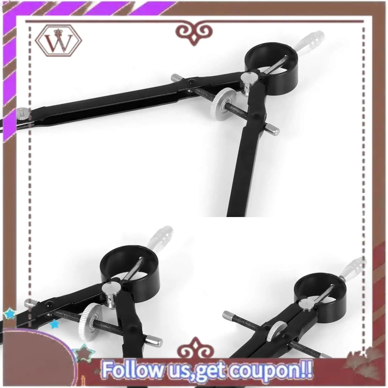 Latest 2 Pcs Compass, Compass Geometry Set With Lock, Math And Precision Compass, Metal And Durable For Solid And Plane Precisio