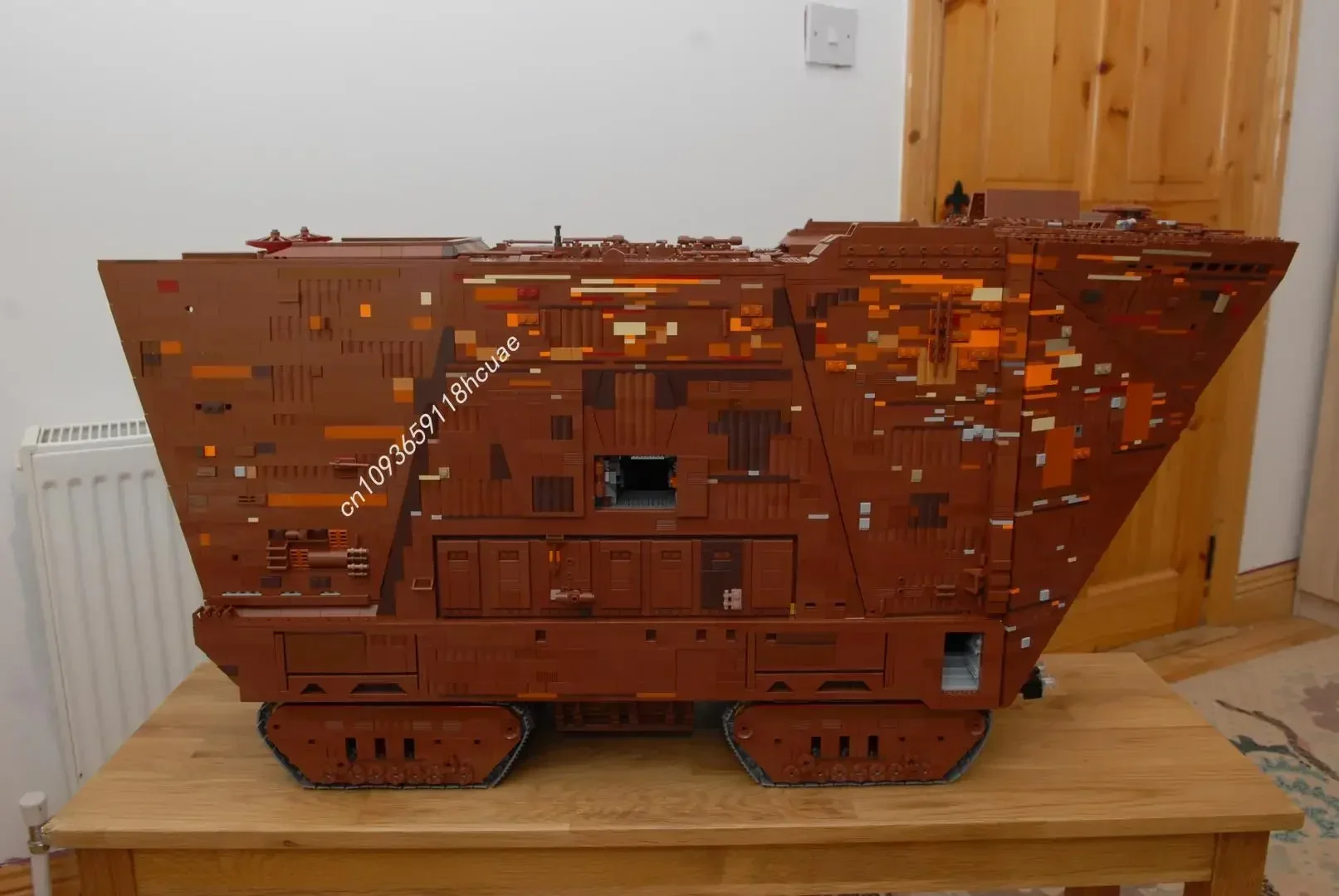 13543pcs Moc Star Battle Sandcrawler Model Building Blocks Bricks Diy Creative Assembly Educational Toy Holiday Gift