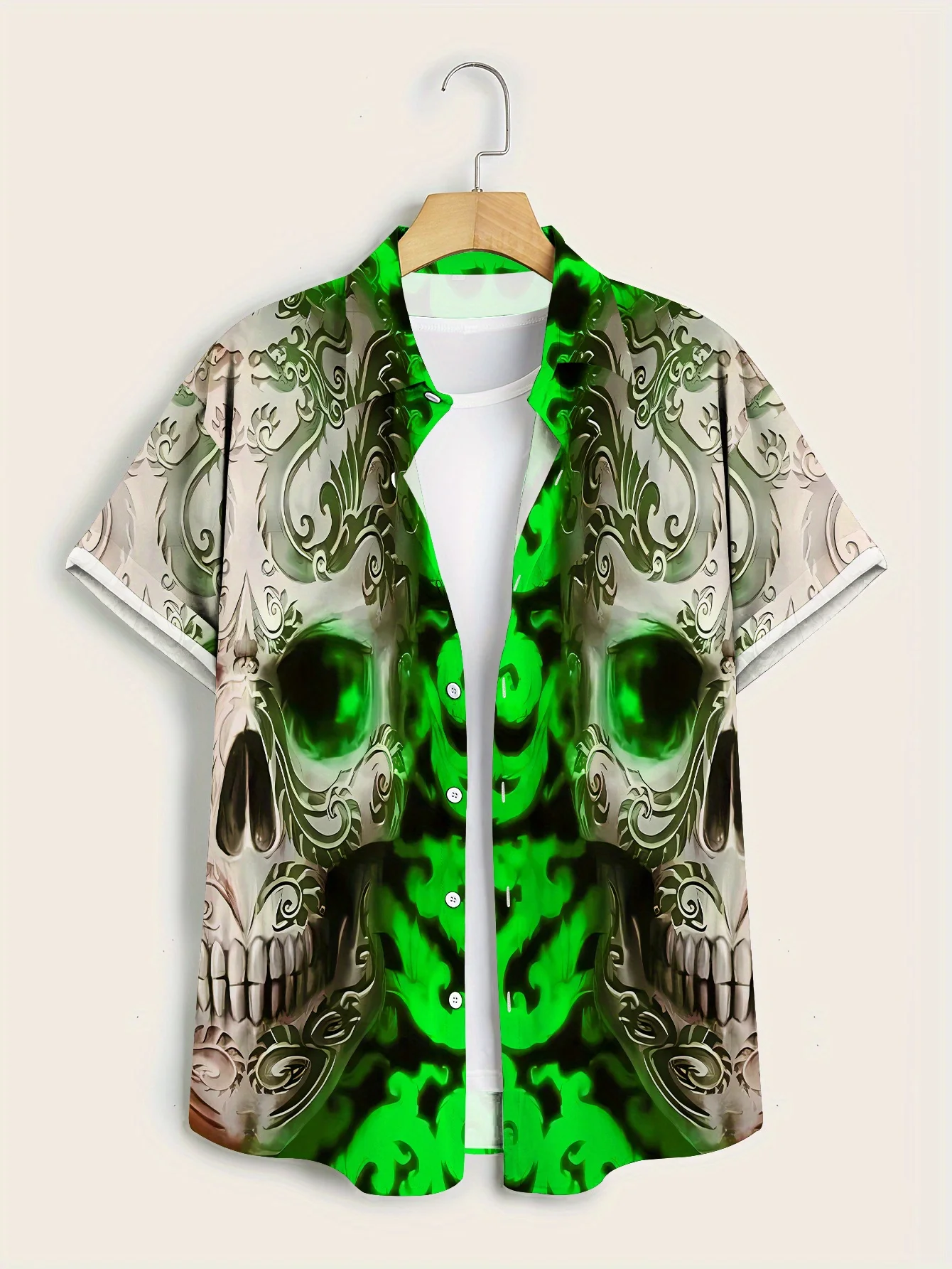 Hawaiian men's summer designer shirt 3d retro paisley print Hawaiian shirt casual short sleeve floral fashion vintage