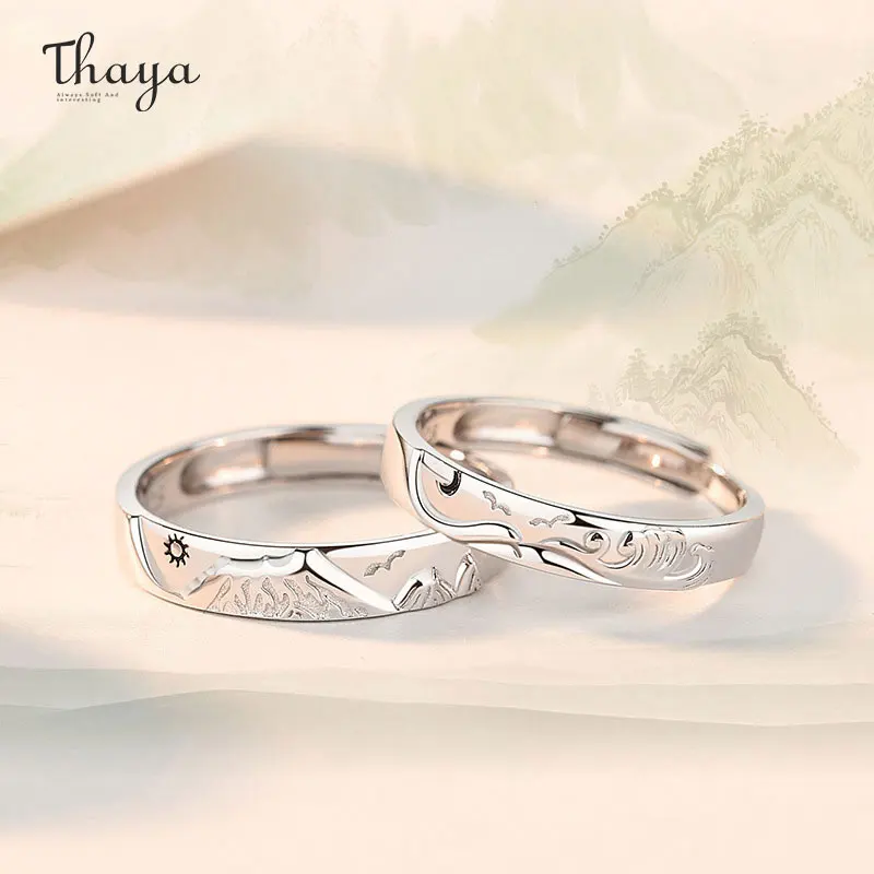 

Thaya Wedding Engagement S925 Silver Ring Original Design Dropship Wholesale Fashion Women Ring for Lovers Female Fine Jewelry