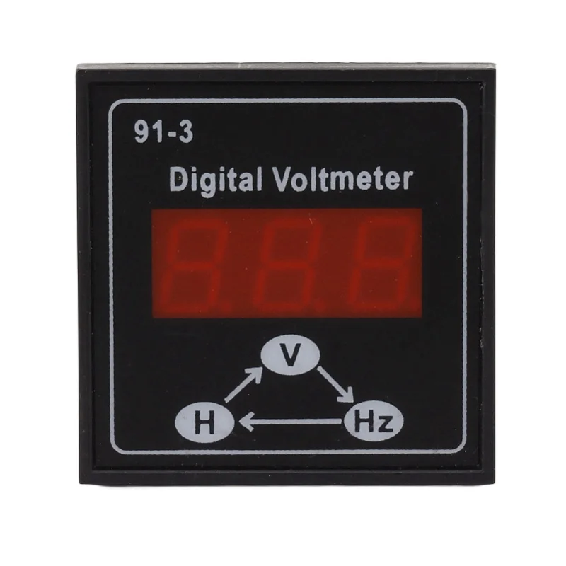 91 3 Digital Voltmeter For  Diesel Generator Set Accessories 220V 380V Single Phase 3 Phase Voltage Meter