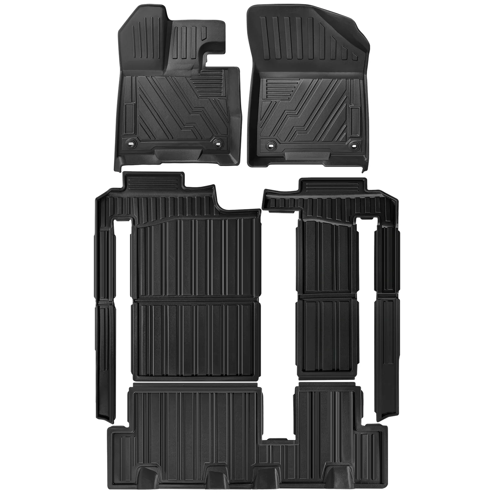 

Applicable to Toyota Sienna 8-Seat TPE (8-seat floor mat) North American version (overseas warehouse product) from 2021 to 2023