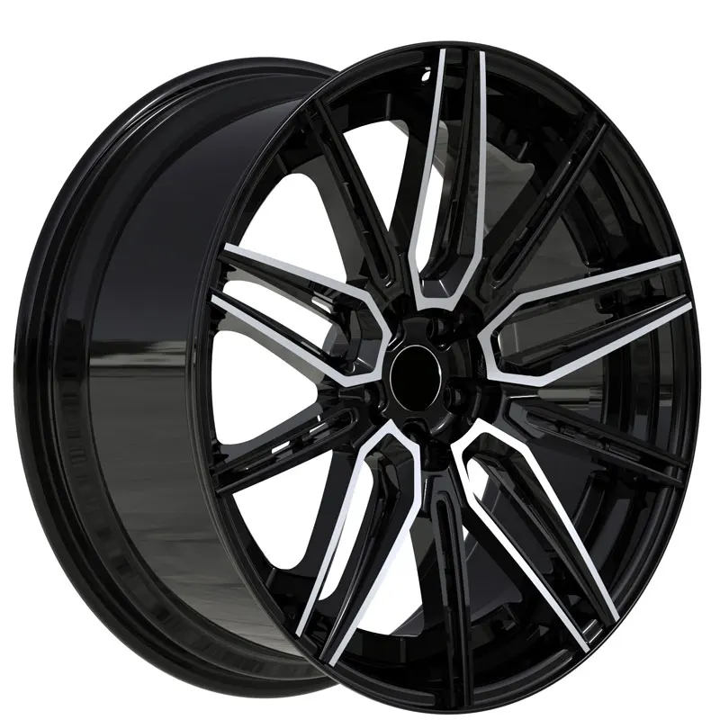 

Custom Forged Wheels Gloss Black 5x112 5x114.3 5x120 For Cadillac For Range Rover For Tesla For BMW For Audi