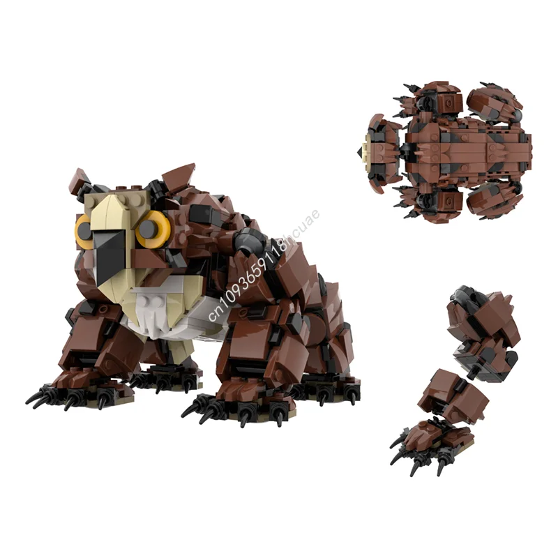 ตัวต่อ MOC รุ่น The Grand Owlbear จำนวน 636 ชิ้น ของสะสม โมเดลอาคาร ของขวัญคริสต์มาส ของเล่นสร้างสรรค์ ไอเดียของขวัญวันเกิด เสริมสร้างทักษะ