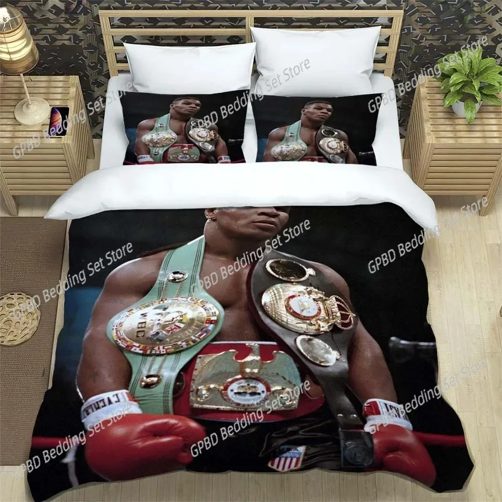 

Boxing champion Mike Tyson fashion Comfortable Duvet Quilt Cover Pillowcase Bedding Set Children Bedroom Decoration Home Textile