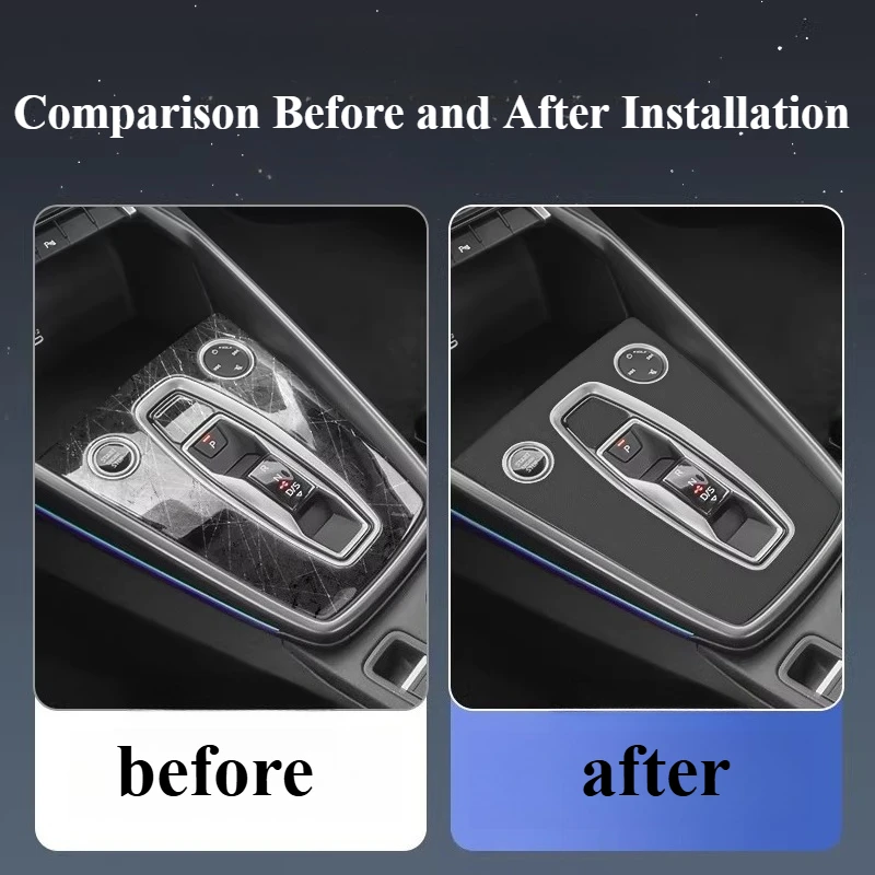 Fro Audi A3 2025 Central Control Gear Film Protective Pad Sticker Supplies Two Boxes of Interior Decoration Accessories Tools