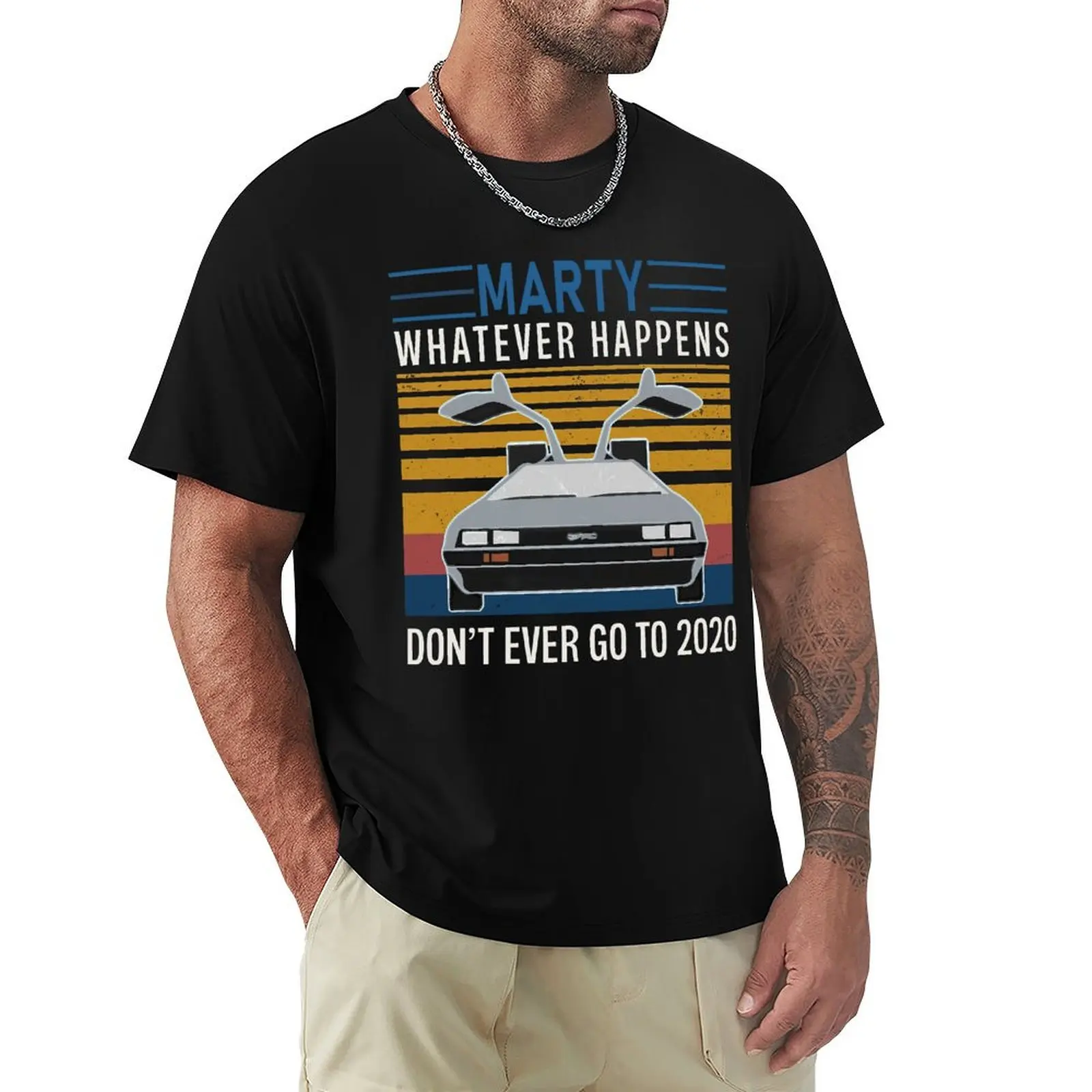 

Marty Whatever Happens Vintage Shirt, Don't Ever Go To 2020 Shirt, Funny Vintage Youth Adult Tee Cartoon Graphic Cool T-shirt