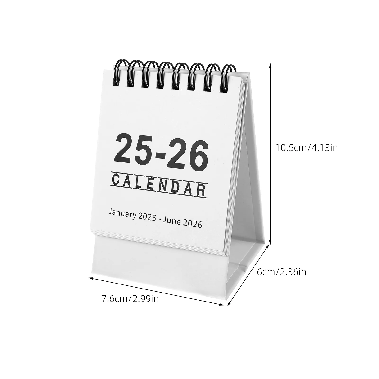 2025 -2026 Advent Calendar Mini Desk Office Decoration Trinkets Desktop Perpetual Calendars Standing White Cute