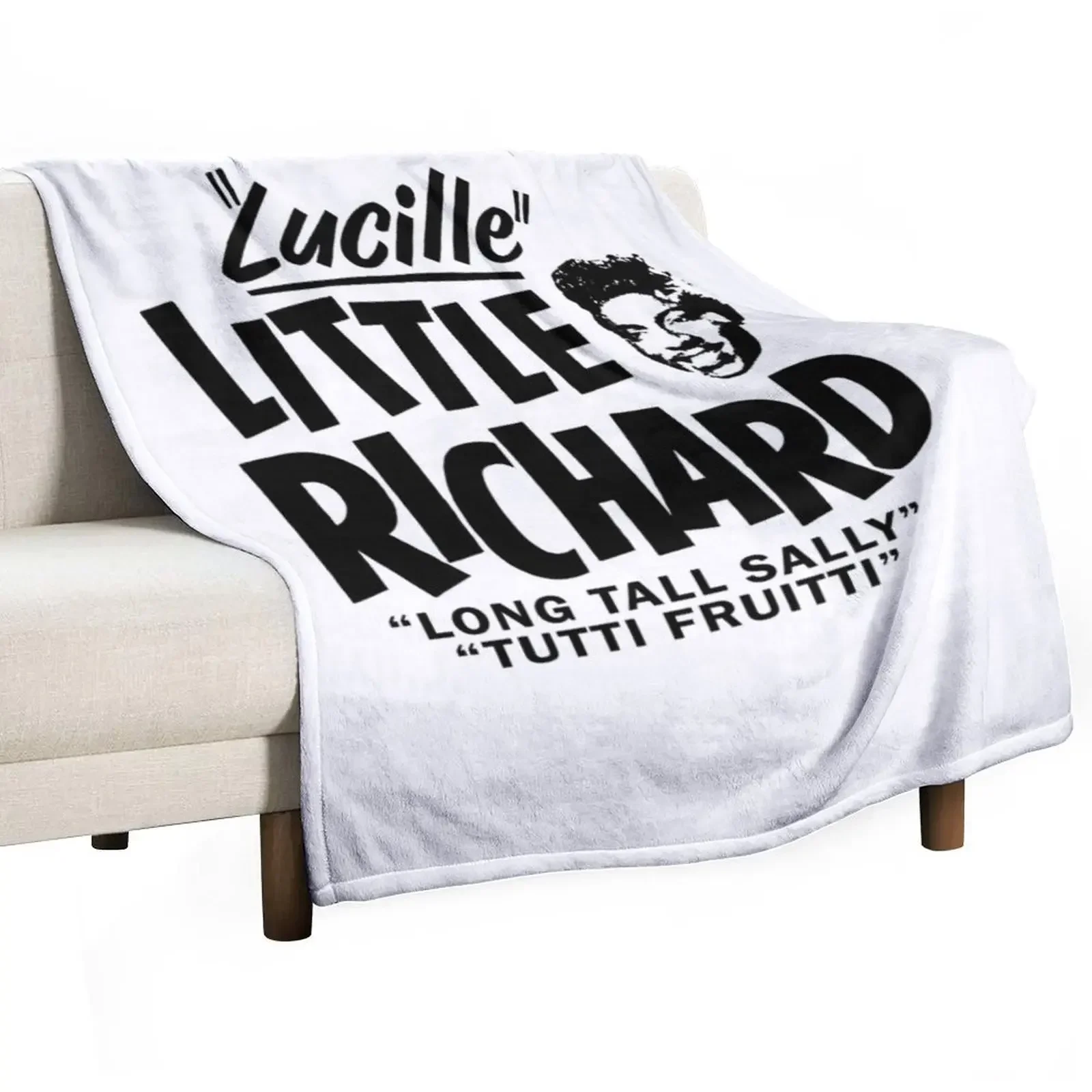 

Little Richard Lucille. Throw Blanket Decorative Sofa Stuffeds Blankets