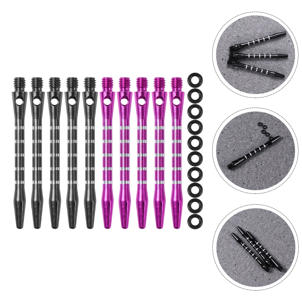 

10 Sets Portable Stems Rods Outdoor Wing Accessories Parts Game Supplies Shaft Replacements