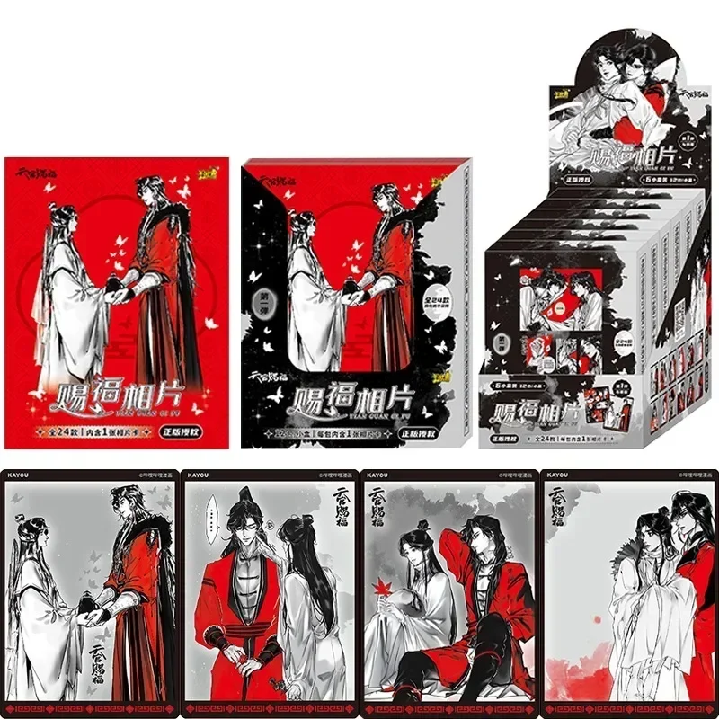 KAYOU Genuine New Heavenly Officials Bless Photo Card With Jun Version Xie Lian San Lang Anime Role Collection Card Kid Toy Gift