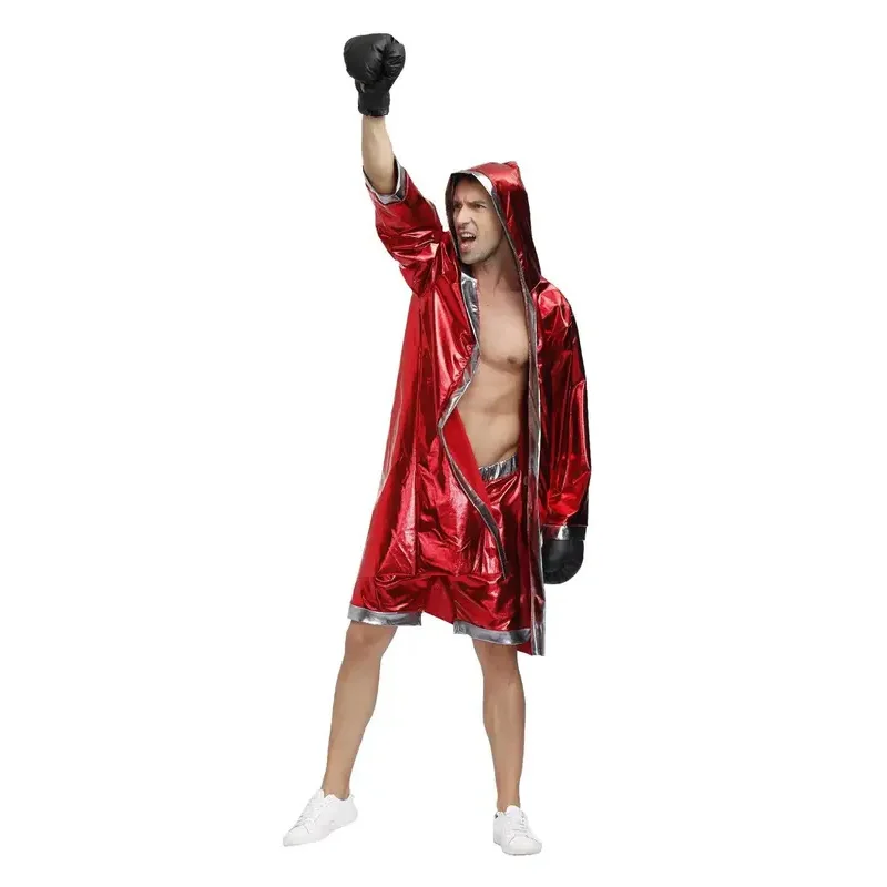 Boxer Robe Cosplay Costume Sports Boxing COUPLE Robe ADULT Boxing Training Boxer Battle Uniform