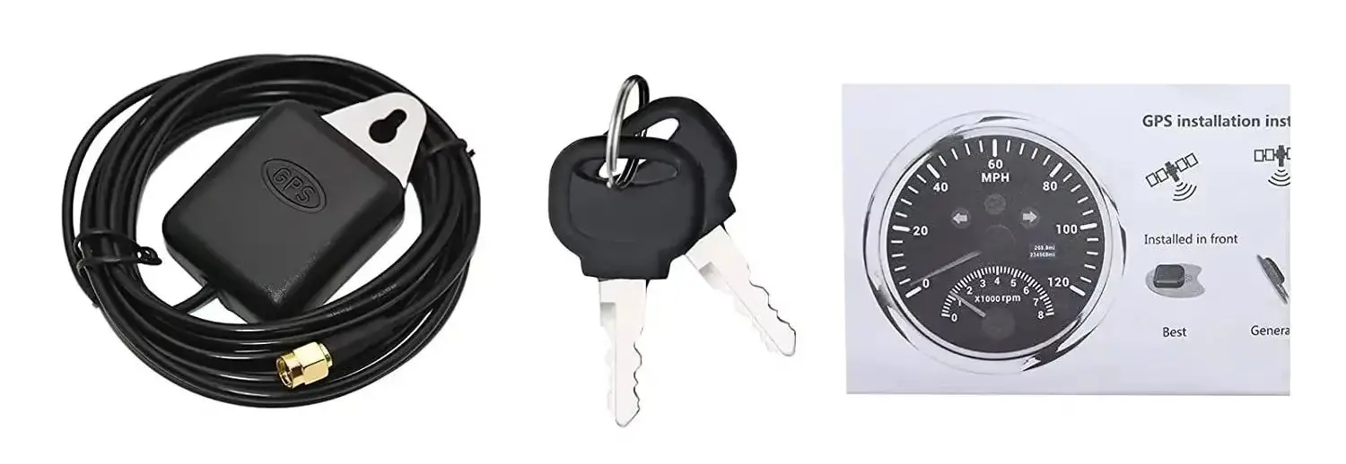 2026 4. 300*190mm Waterproof 12V/24V Speedometer and Tachometer Marine Instrument Panel Boat Instrument Panel