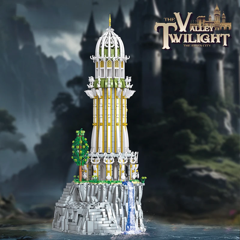 3726 Stück Turm des Sternzeichens Bausteine Kreative Herr Ringe Klassischer Film Modulare Gebäude Ziegel Spielzeug für Kinder Erwachsene Geschenk