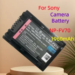 1960mAh High quality NP-FV70 NP FV70 Battery or Charger For Sony Camera HDR-CX170 HDR-CX300 CX170 FP50 FH50 FH70 FH60 BC-TRV